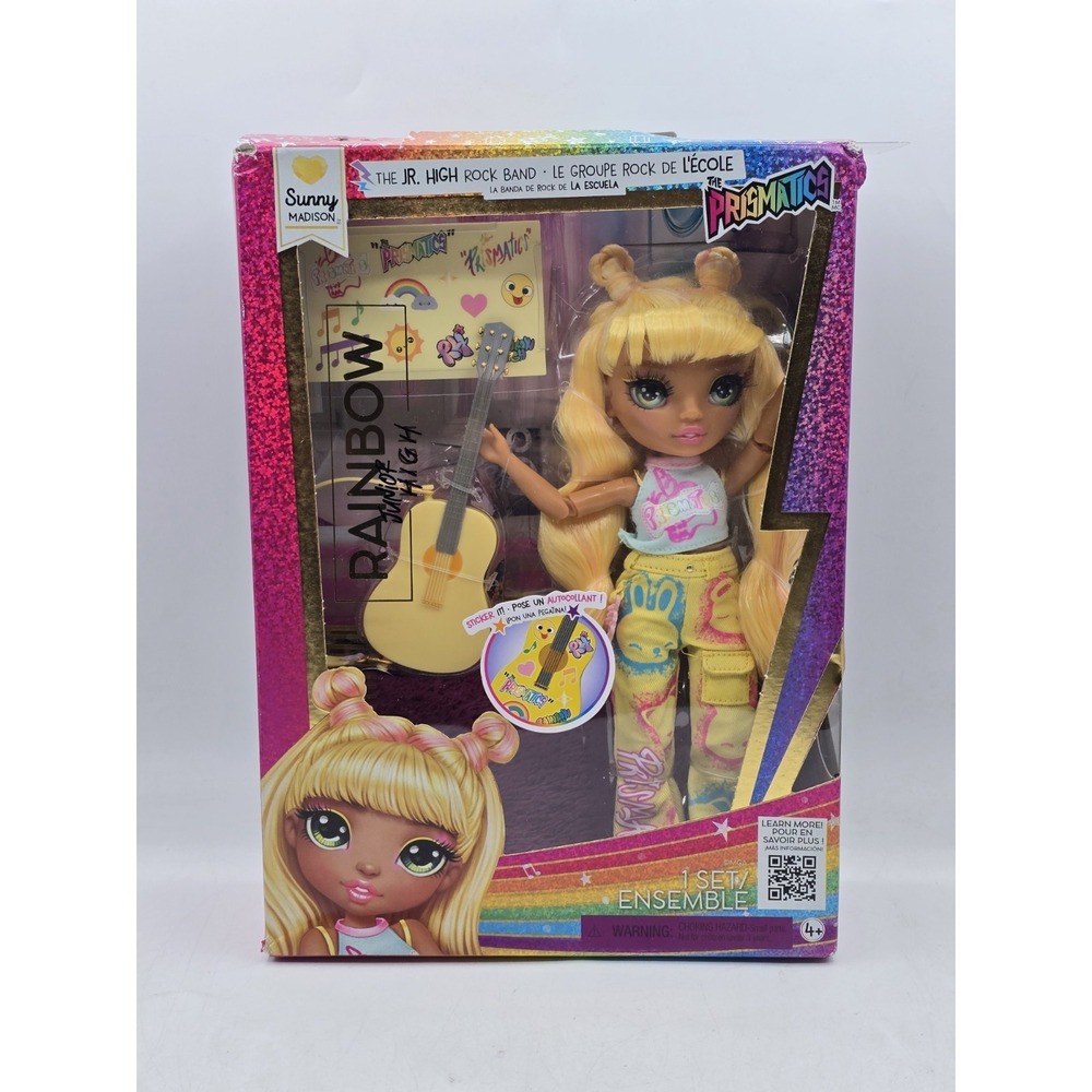 Rainbow High Junior High Rock Band SUNNY Madison Fashion Doll💛 NEW